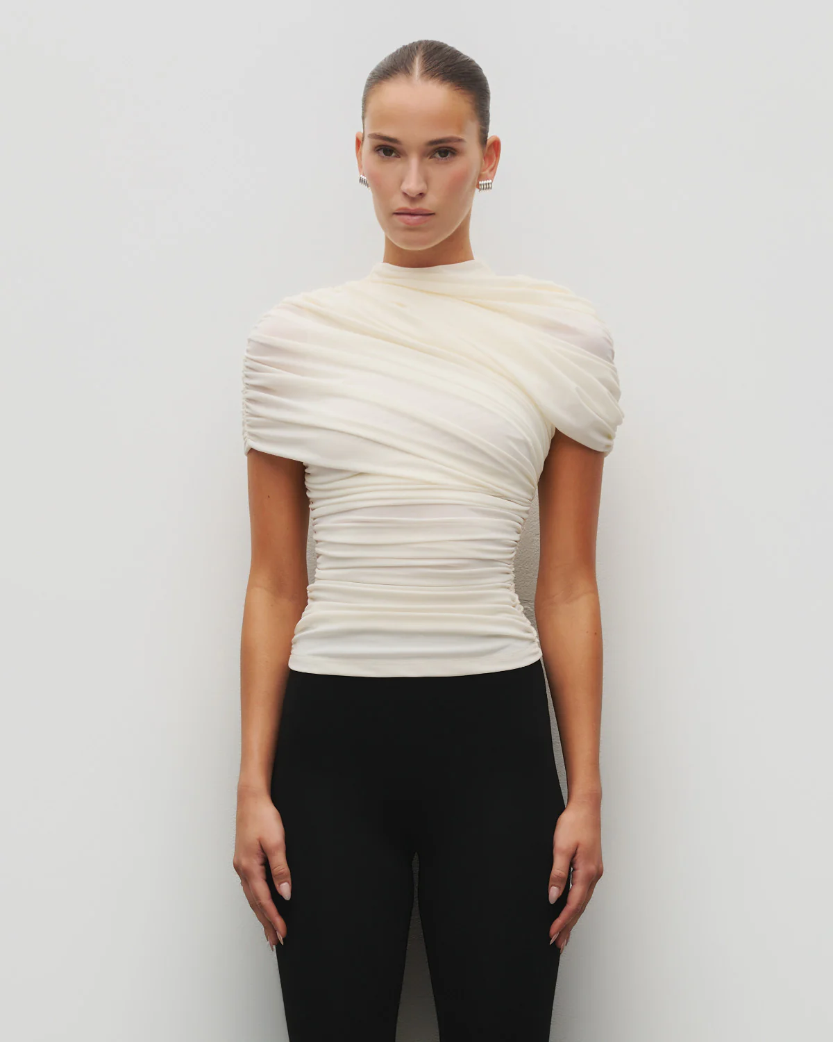 The Draped Shoulder Top - Image 3