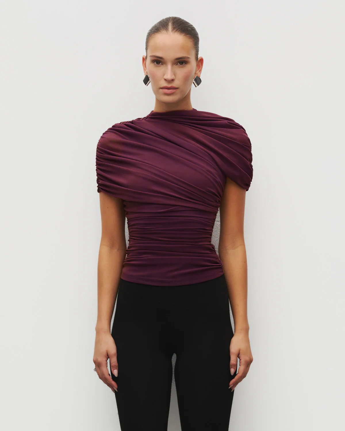 The Draped Shoulder Top - Image 3