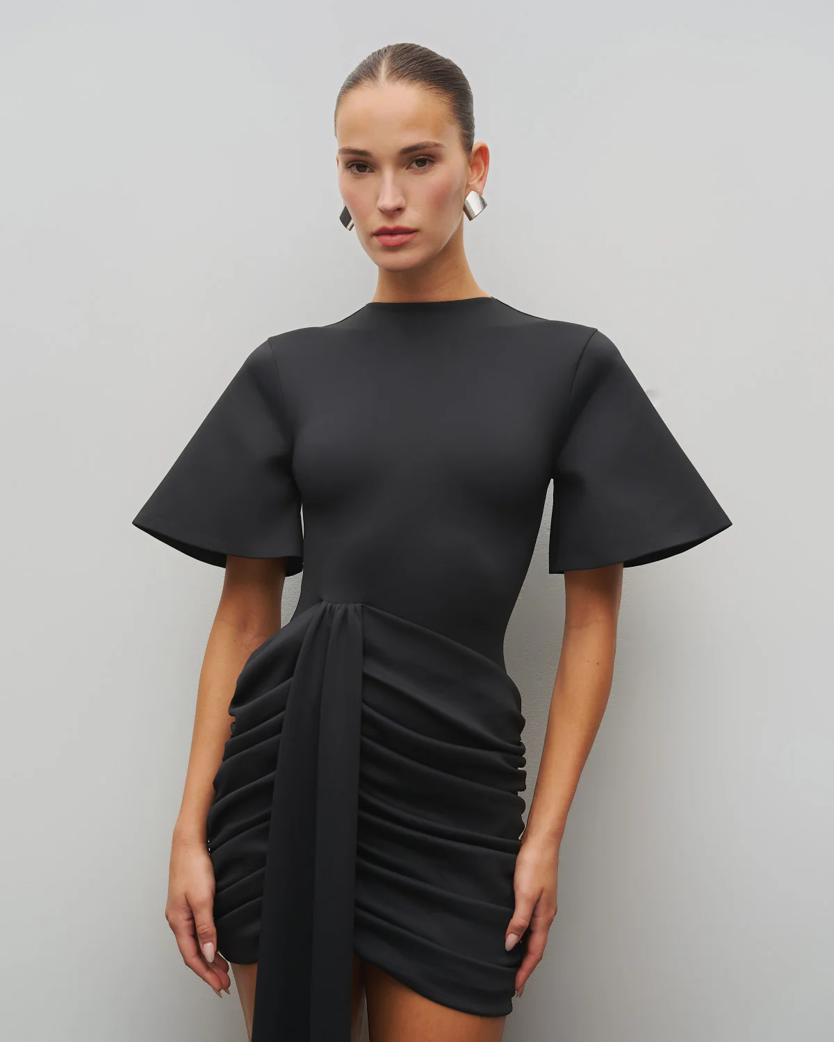 The Draped T-Shirt Mini Dress - Image 7