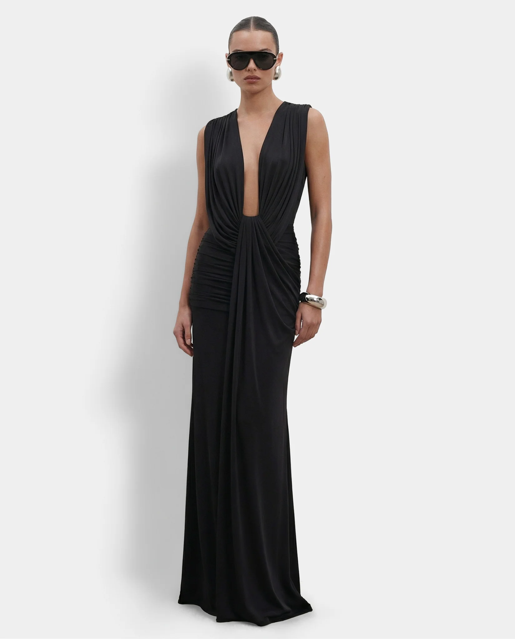 The Plunge Drape Gown - Image 3