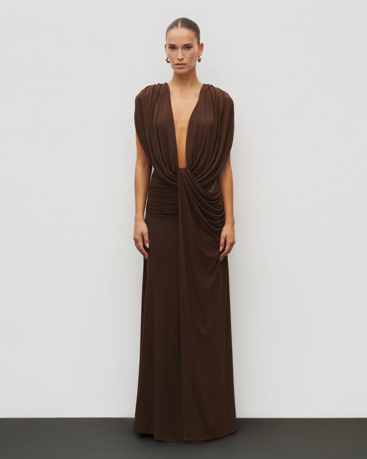 The Plunge Drape Gown - Image 3