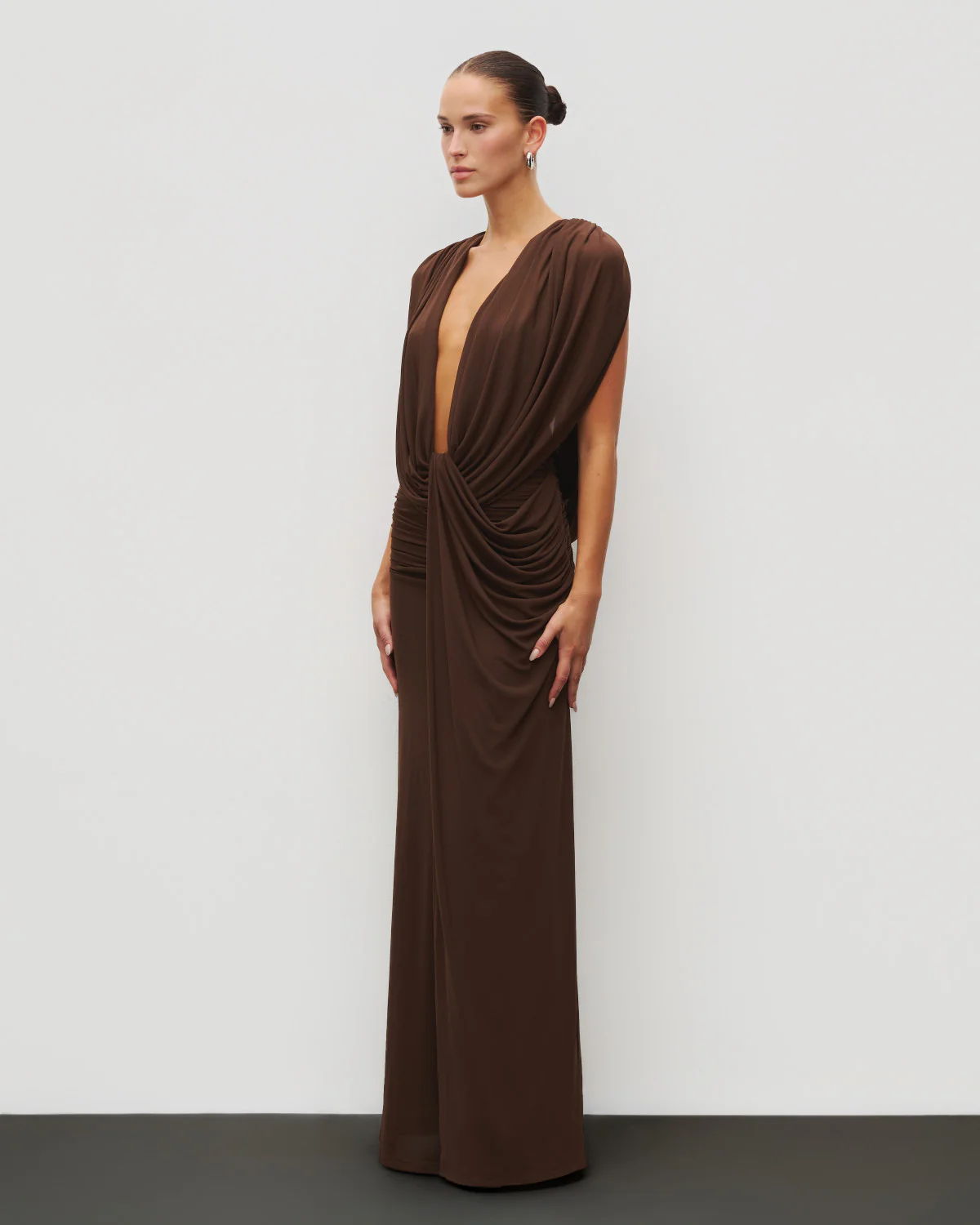The Plunge Drape Gown - Image 4
