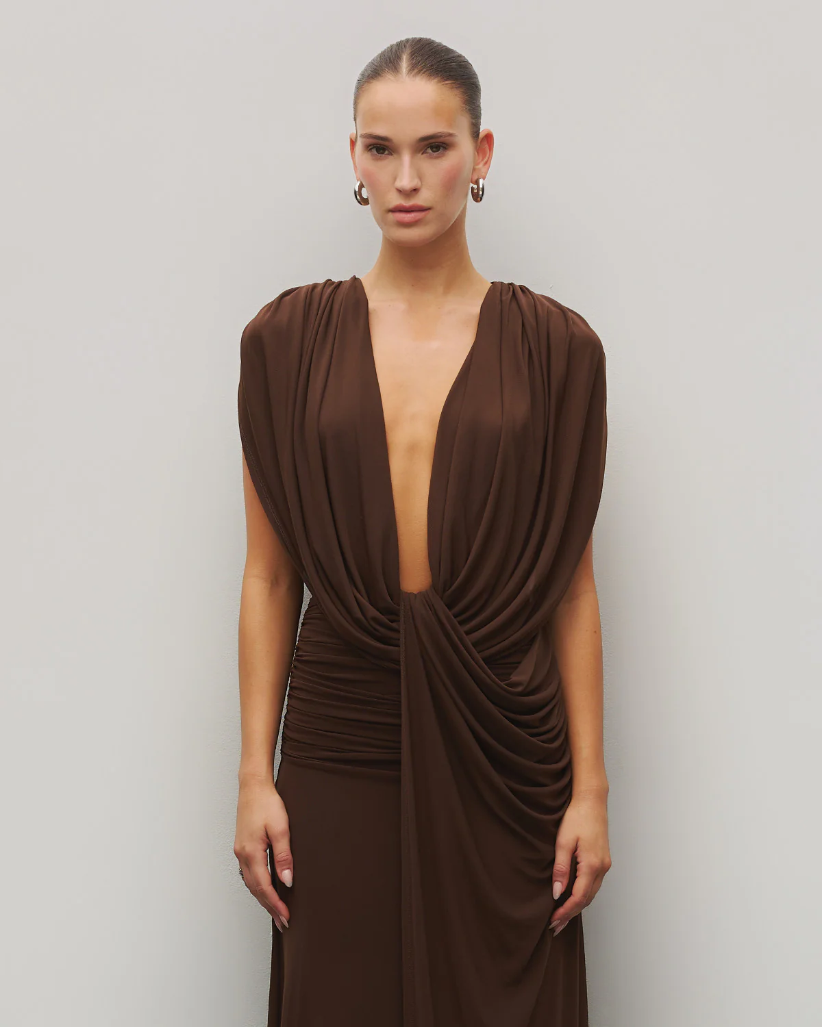 The Plunge Drape Gown - Image 6