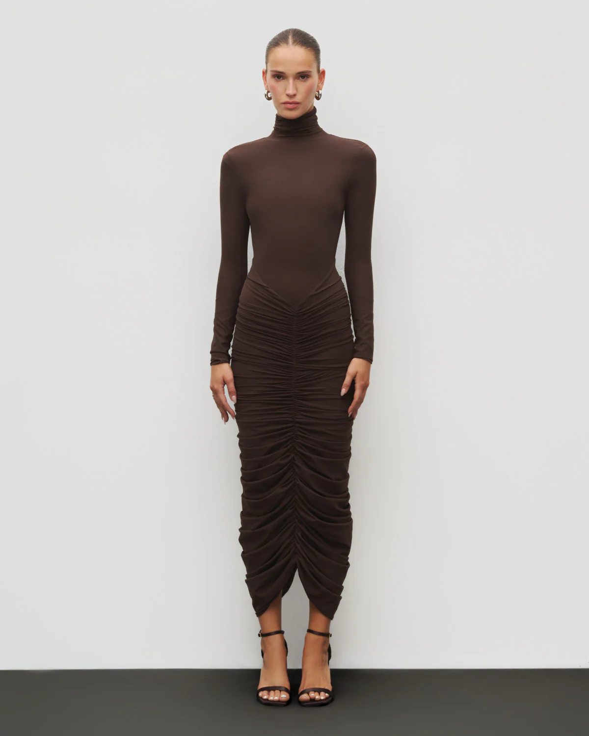 The Ruched Maxi Dress - Image 3