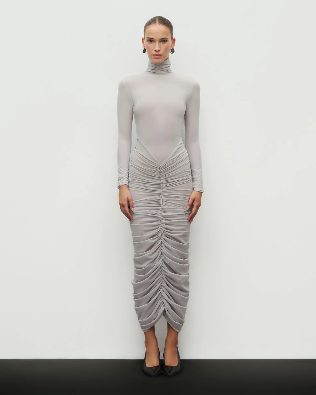 The Ruched Maxi Dress - Image 3