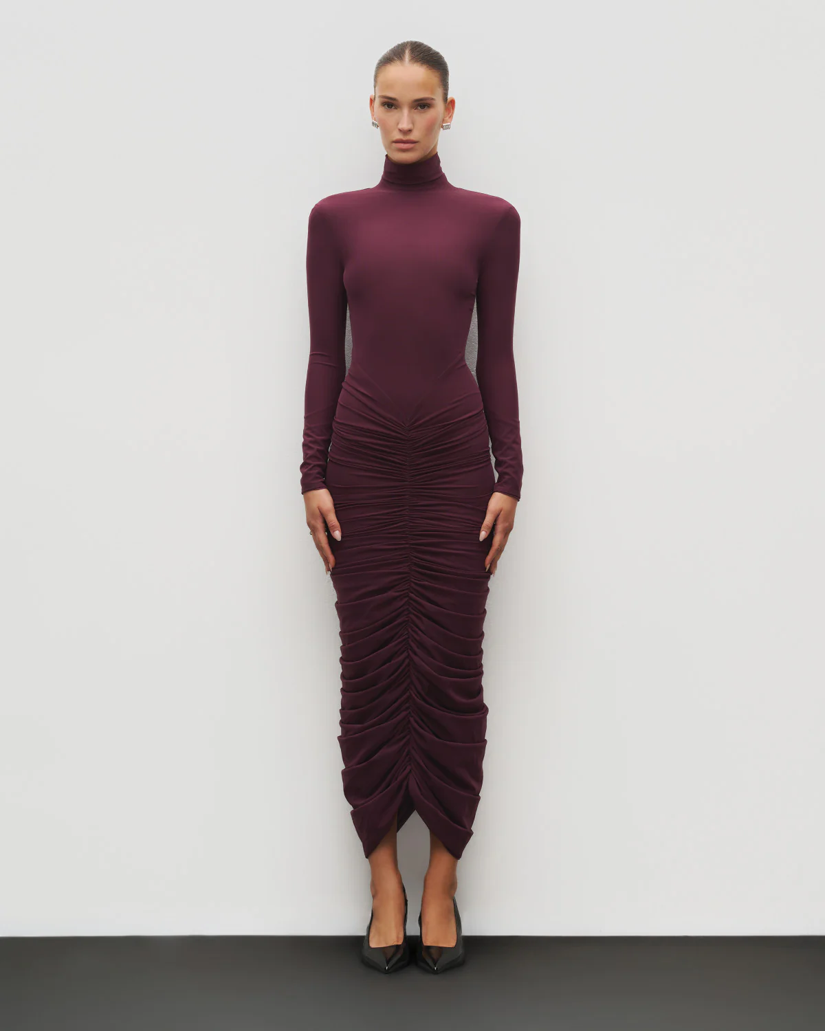 The Ruched Maxi Dress - Image 3