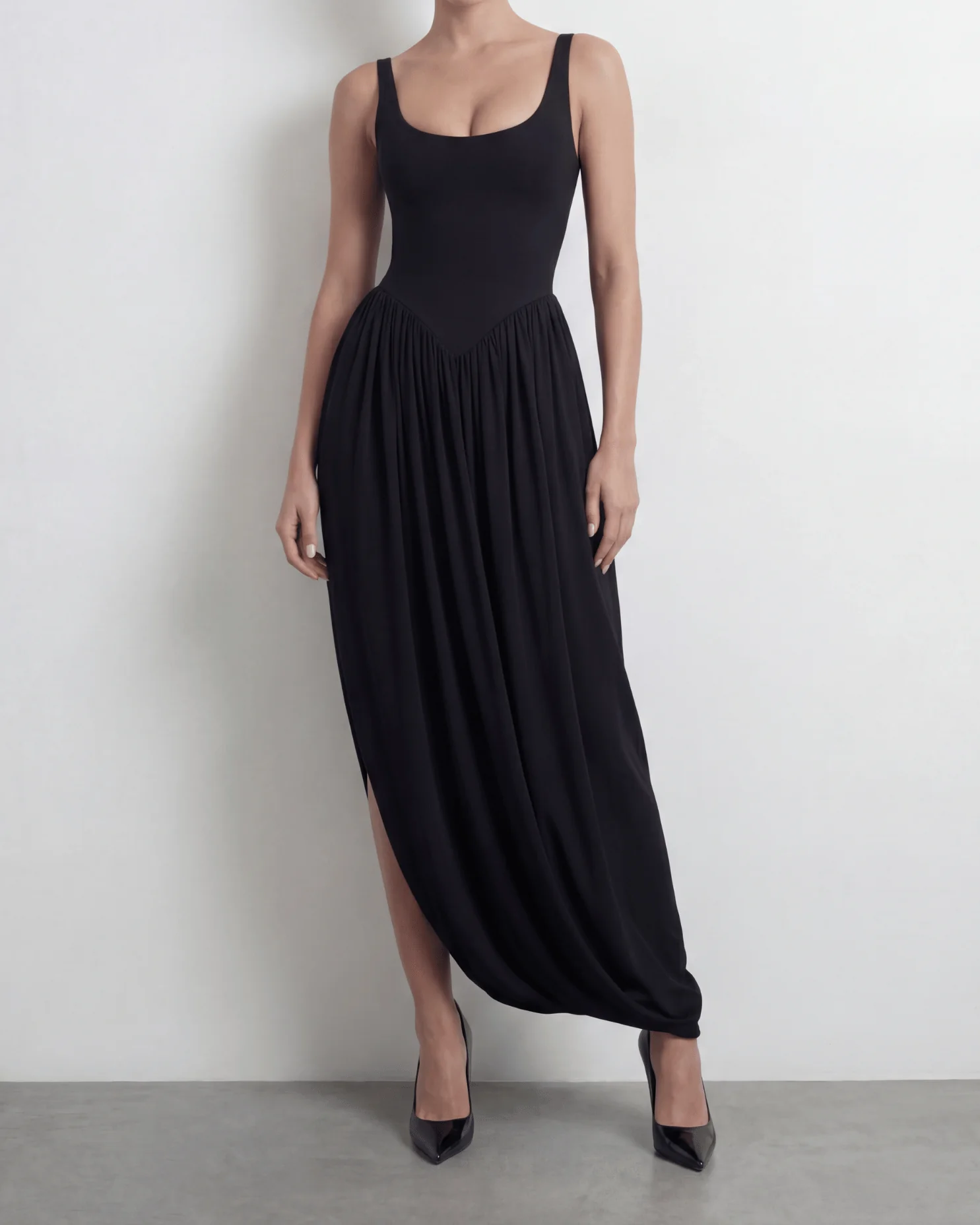 The Sculpt Drape Maxi Dress - Image 3
