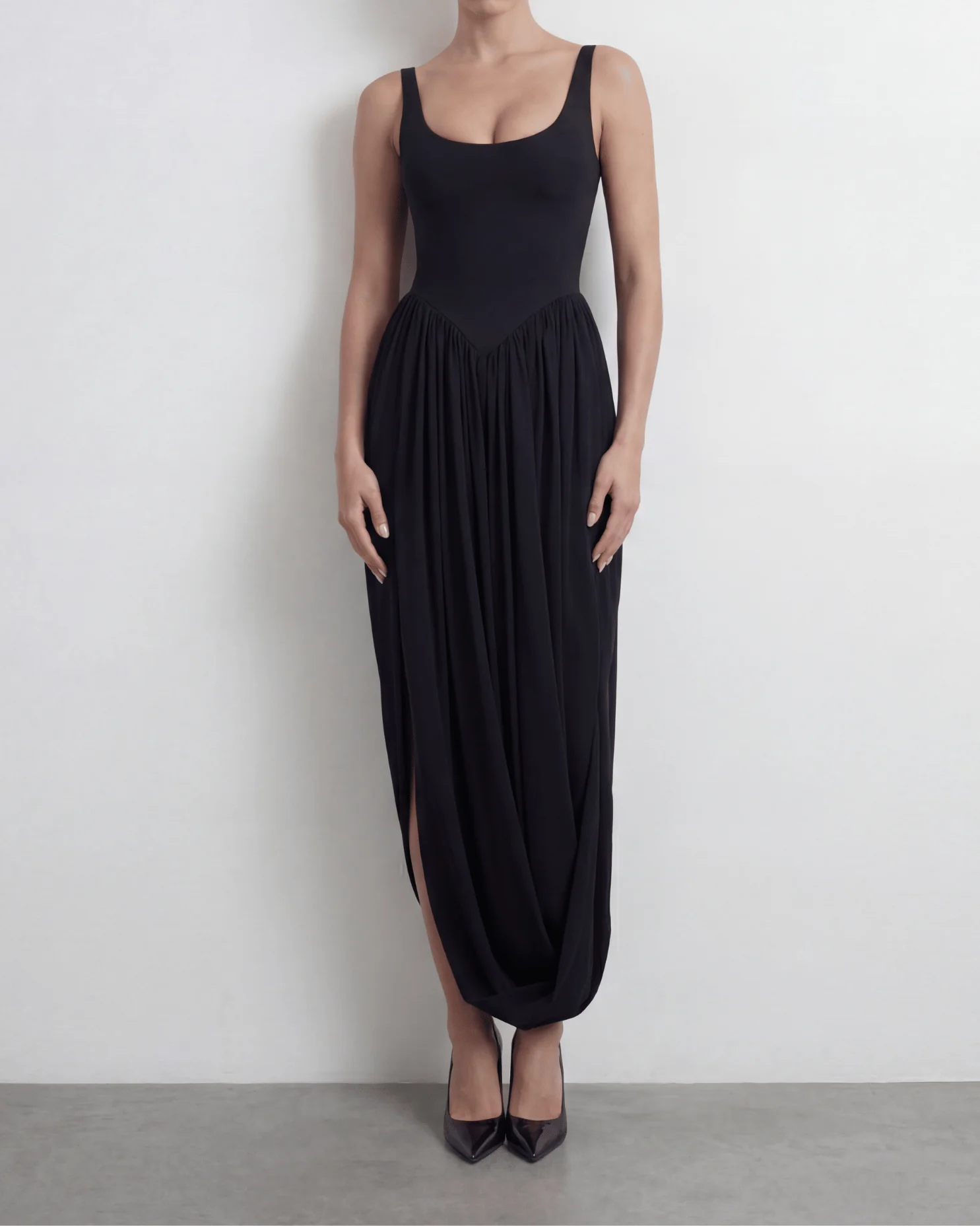 The Sculpt Drape Maxi Dress - Image 5