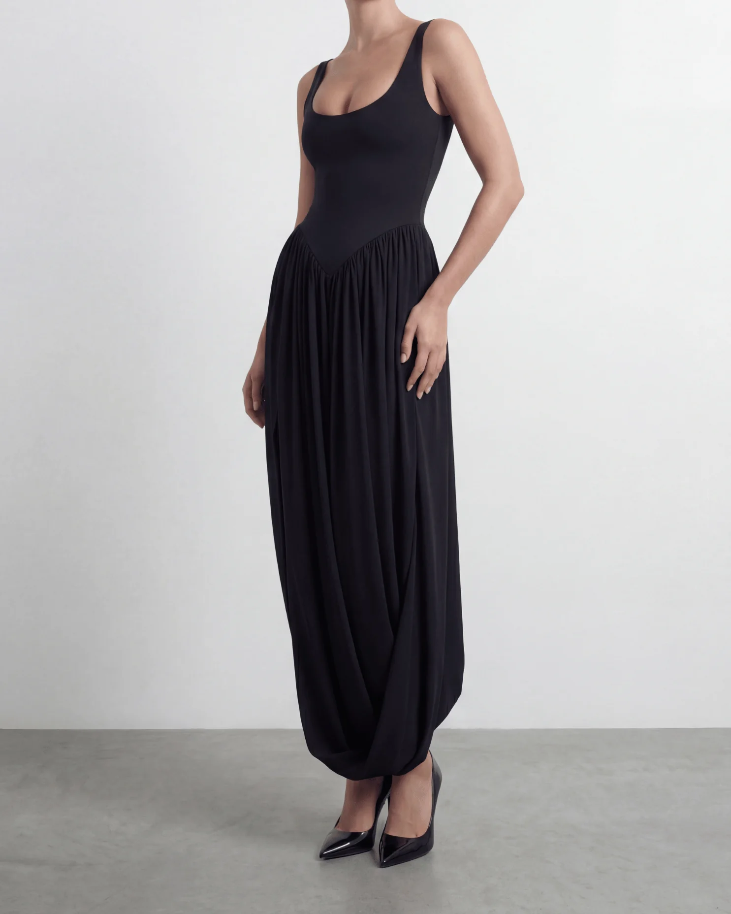 The Sculpt Drape Maxi Dress - Image 6