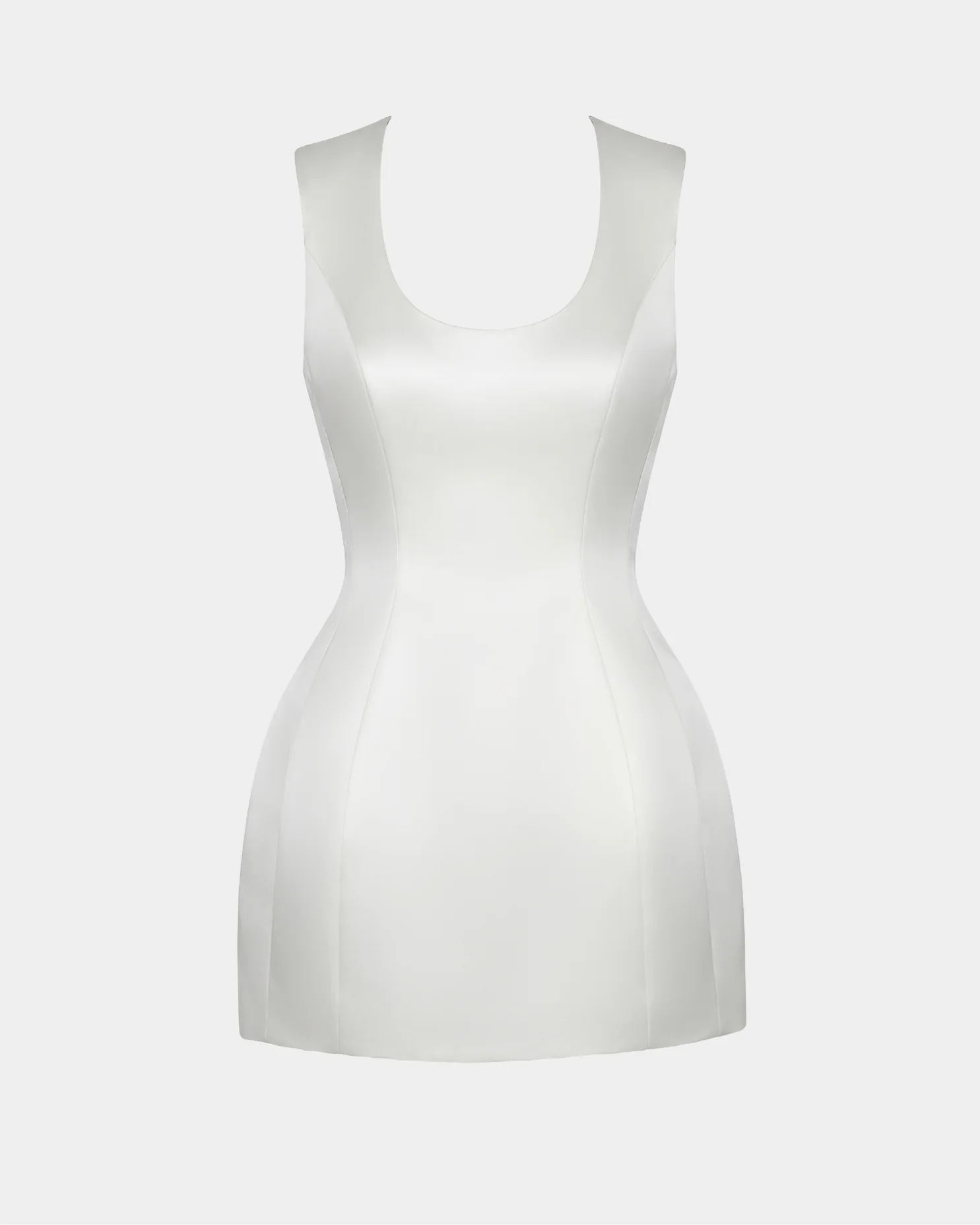 The Structured A-Line Mini Dress - Image 2